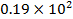 ?0.19?10?^2