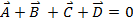 A ?+B ?  +C ?+D ?=0